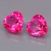 Lovely 6.25ct Brazilian pink Mystic Topaz pair!