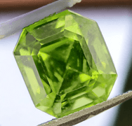 Sapat Gali 3.17ct apple green untreated Peridot