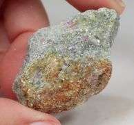 Glittering 138.05ct rough Ruby and Sapphire