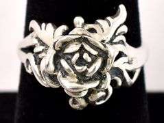 Rose Ring in Sterling Silver