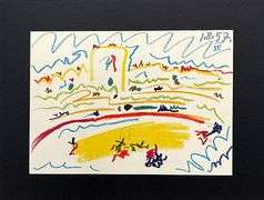 Very Collectible Pablo Picasso Lithograph from Toros y Toreros Circa 1961