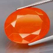 Rich blood orange 5.78ct Mexican Fire Opal
