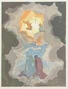 Very Collectible Salvador Dali Woodblock from The Divince Comedy Suite Circa 1964