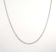 Sparkling 14k WG Long Necklace
