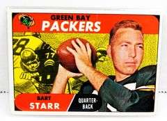 Bart Starr 1968 Topps #1 Football Card