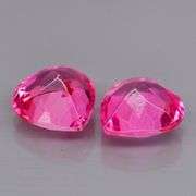 Lovely 6.25ct Brazilian pink Mystic Topaz pair!