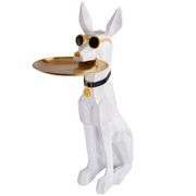 Whimsical Dapper Dog Tray Table