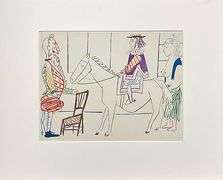 Picasso from Rare Limited Edition. Original Lithograph on Paper