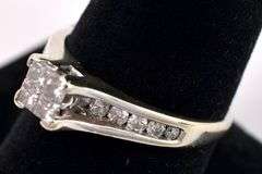 Gorgeous 14K white Gold Diamond Ring