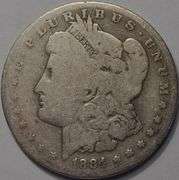 1884-O Morgan Silver Dollar