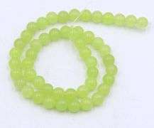 16 inches Strand Genuine Green Jade Rondelle Beads