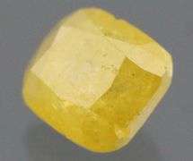 Unheated .30ct fancy yellow Diamond solitaire