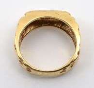 Man's 3 Diamond Nugget Ring