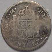 1774-Mo 1 Real Silver Coin