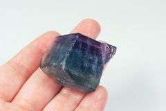 Glowing! 148ct Bi-color Fluorite chunk