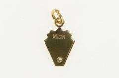 10K Yellow Gold Diamond Moore Years of Service Charm/Pendant