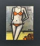 Vintage Limited Edition Bernard Buffet Lithograph Circa 1960's