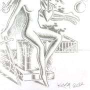 Will Justice Prevail? by Kostabi Original