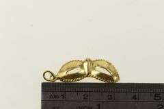 14K Yellow Gold 3D Masquerade Mask Venetian Fashion Charm/Pendant