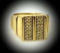 Fabulous Man's 18K Diamond Ring
