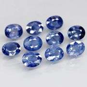 Heated only cornflower blue 3.77ct Sapphire set