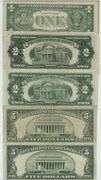 Great valuable lot of 16 Assorted STAR Small size notes $1 to $5