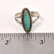 Maisel Indian Trading Post Turquoise Ring in Sterling Silver
