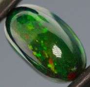 Exciting! 1.61ct floral fairy fire flashing Black Opal
