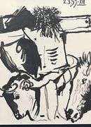 Very Collectible Pablo Picasso Lithograph from Toros y Toreros Circa 1961