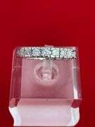 CERTIFIED 14K WHITE GOLD AND DIAMOND ETERNITY RING