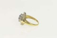 14K Yellow Gold Oval Tanzanite Diamond Halo Engagement Ring