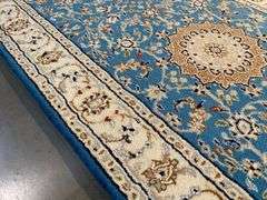 FINE SILK & WOOL NAIN RUNNER 10'