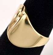 Divin 14K Yellow Gold Dome Ring