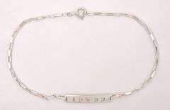 1999 Heart Bracelet In Sterling Silver