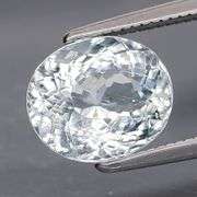 High fire! 2.14ct oval cut white Beryl