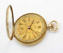 Superb 1908 Longines Women's 14K YG Pocket Watch