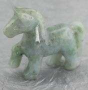 Cute! 172.23ct Jade horse carving