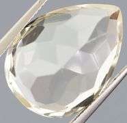 Gem grade 18.92ct pear cut Quartz