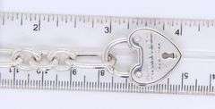 Tiffany & Co Heart Lock Bracelet in Sterling Silver