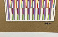 Original Rare Limited Edition Agam. Hand Signed by the Artist