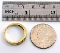 Sparkling 3 Row Diamond Band