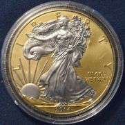 2014 Gold And Platinum Enhanced Silver Eagle
