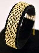 Wonderful 14K Yellow Gold Mesh Chain Bracelet