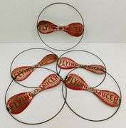 5 Atomic Jet Flying Saucers - Forms Only