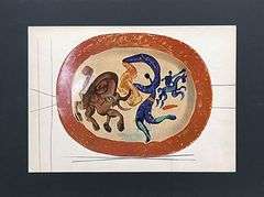 Very Rare Picasso Offset Lithograph in Gloss Coated from 1948