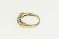 14K White Gold 0.50 Ctw Diamond Scroll Filigree Wedding Ring