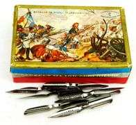 Vintage French Pen Nibs in Box