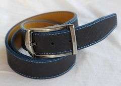 Fine Quality Reversable Leather Belt, Made In Italy