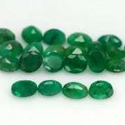 Classic emerald green 8.37ct Zambian Emerald set
