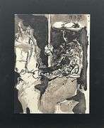 Very Collectible Pablo Picasso Lithograph from Toros y Toreros Circa 1961